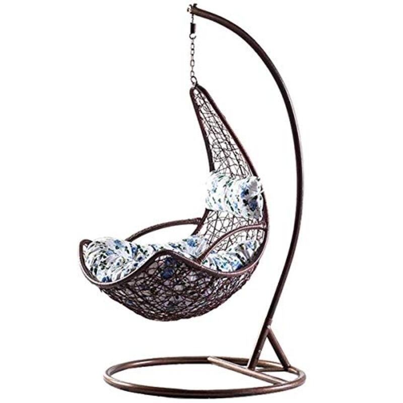 Yulan Comfortable Outdoor Patio Swing Hanging Chair, FY001-016, Brown