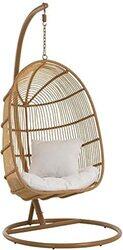 Yulan Comfortable Hanging Chair for Outdoor Patio Swing Hanging, Brown