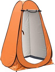 Yulan Outdoor Portable Shower Pop Up Tent, Orange