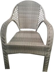 Yulan Rattan Garden Furniture Table Chair Set, Grey