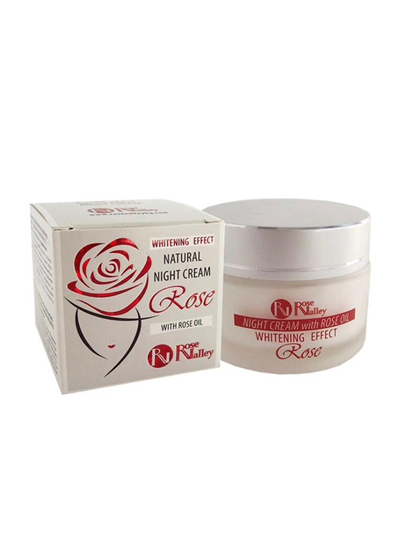Bulgarian Natural Night Cream with Rose Oil & whitening Effect, 40ml