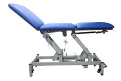 Electric Examination Couch 3 Section With Roll Holder.