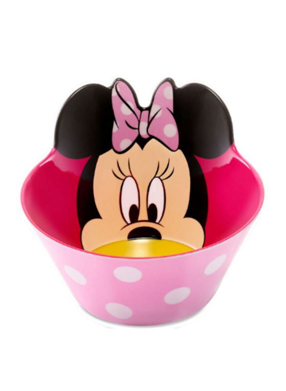 

Disney Minnie Mouse Melamine Children Small Bowl, Ages 2+, Pink