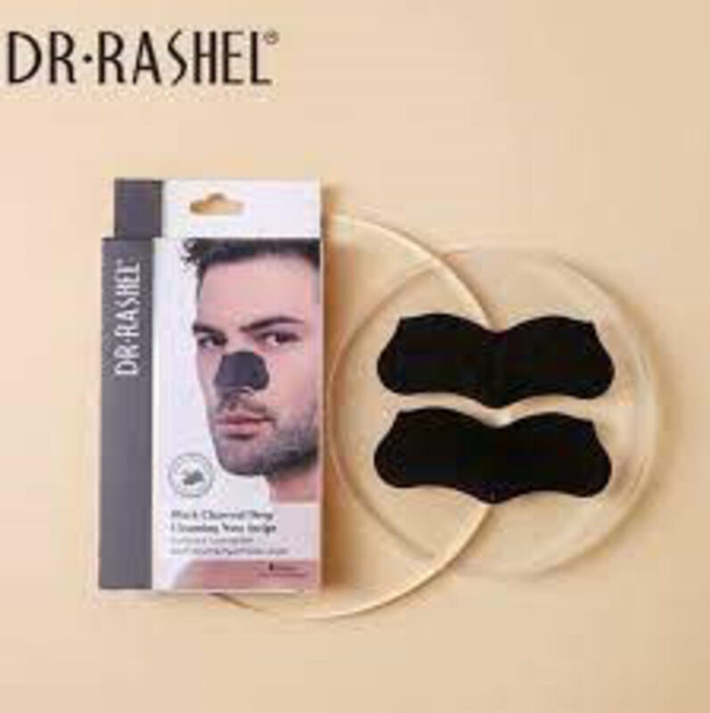 

Dr. Rashel Black Charcoal Deep Cleansing Nose Strips for Men, 6 Strips