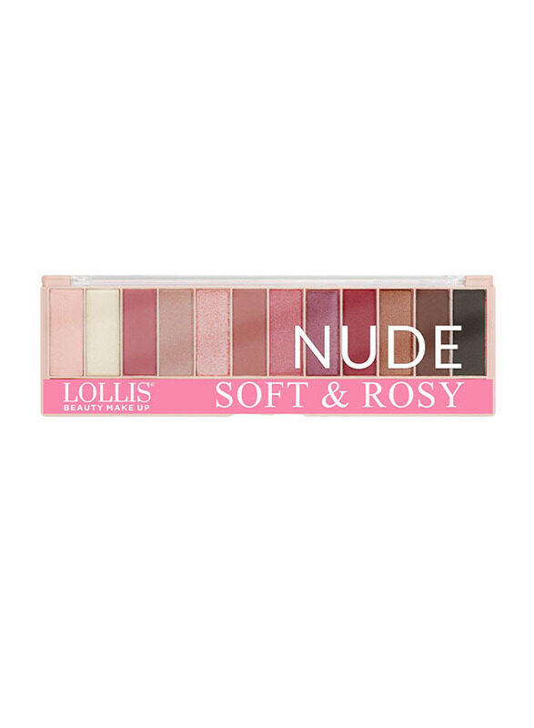 

Lollis Nude Soft & Rosy Makeup Palette, Multicolour