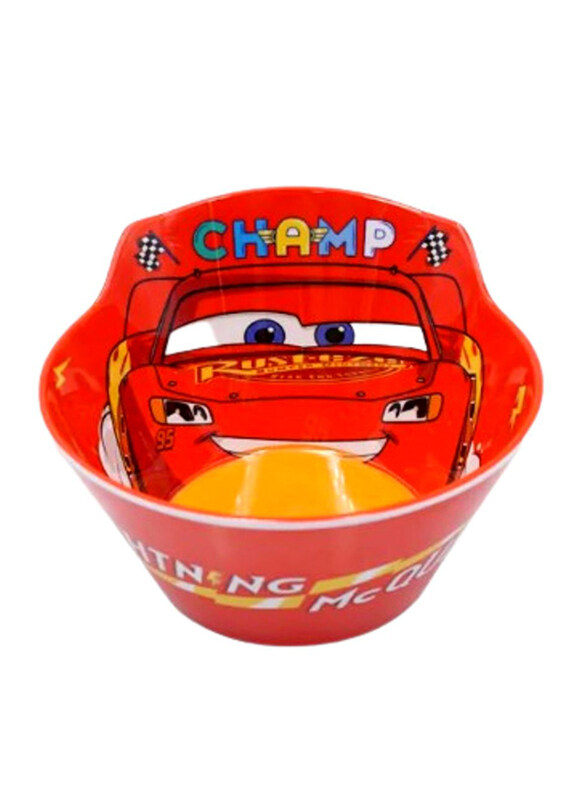 

Disney Mc Queen Melamine Children Small Bowl, Ages 2+, Red