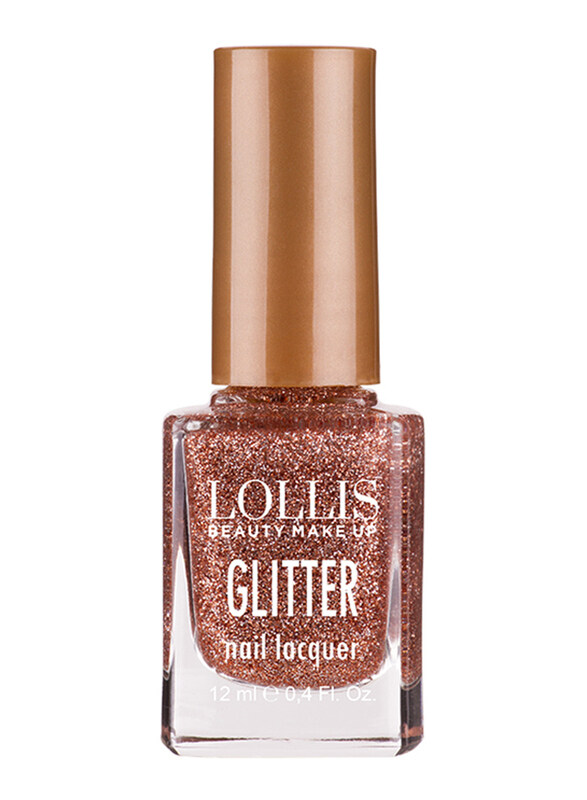 

Lollis Glitter Nail Polish, Copper, 108
