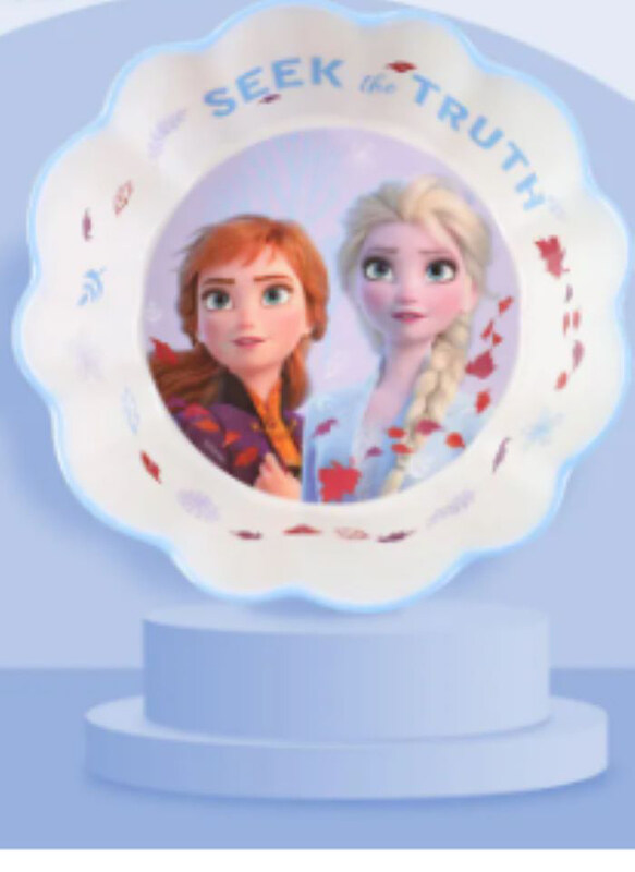 

Disney Cartoon Anna Character Melamine Anti Shock Drop Proof Kids Soup Bowl, Multicolour