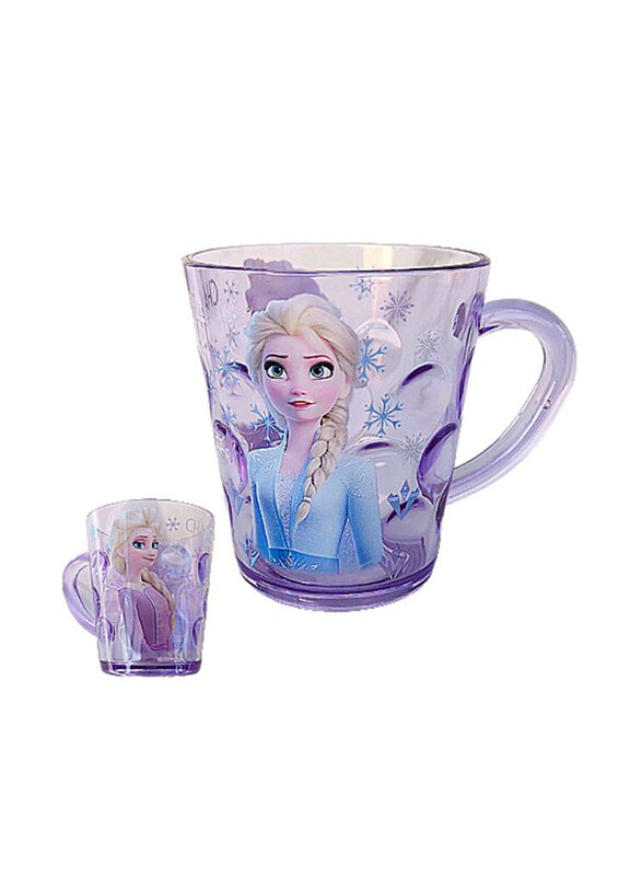 

Disney Elsa Transparent Children Water Glasses, Blue