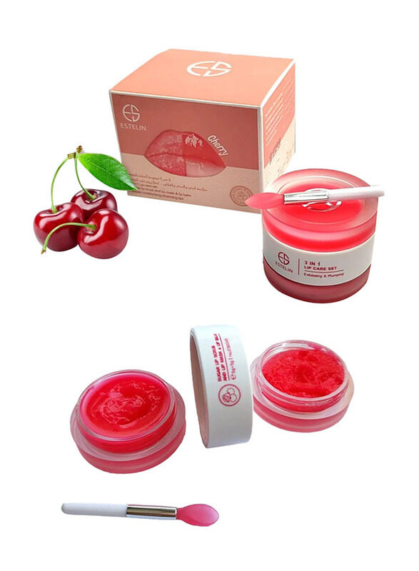 

Other Brand Dr. Rashel Estelin 3-in-1 Cherry Lip Care Set