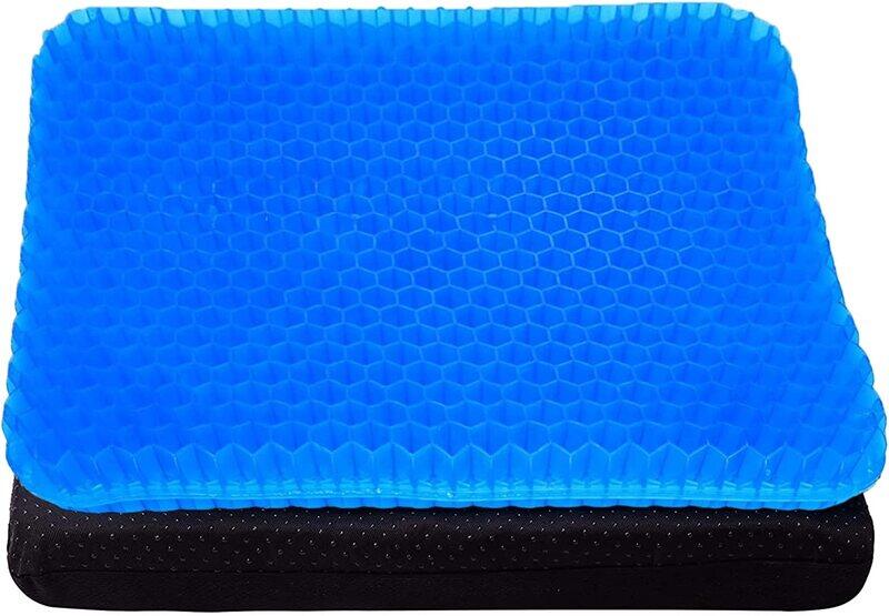 

Spnor Long Sitting Double Thick Gel Seat Cushion Gel Seat Cushion, Blue