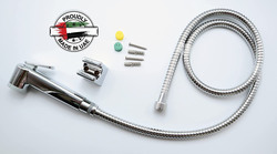 Petra Streamline Shattaf Set with Stainless Steel Hose, Chrome