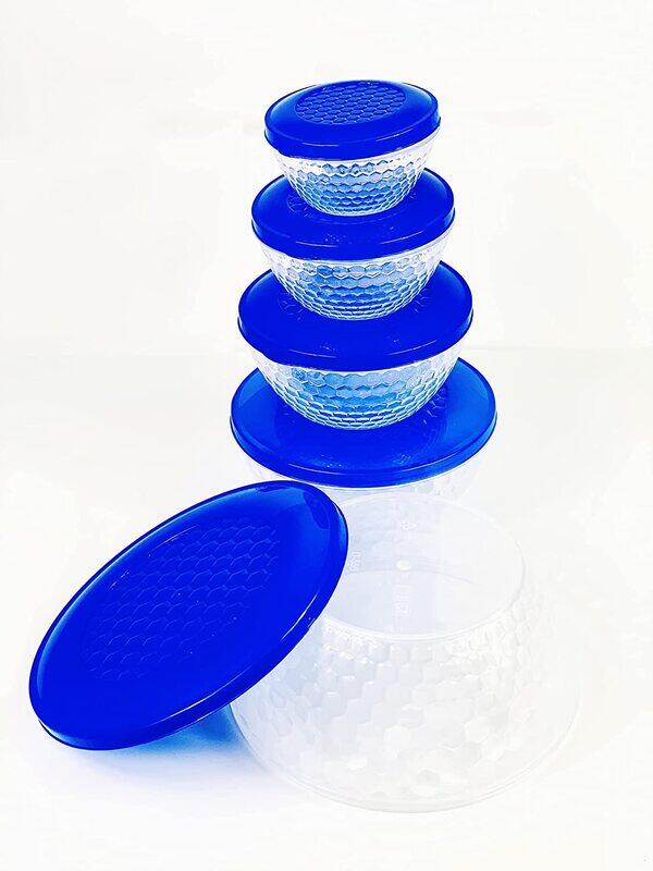 

Generic Kitchen Storage Plastic Container, 5 Pieces, Blue