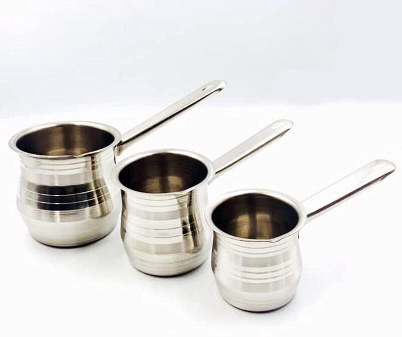 

Generic 3-Piece Selecto Stainless Steel Coffee Warmer Set, Silver