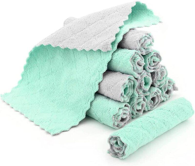 

Selecto 12-Piece Washcloths for Dishes, Green