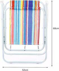 Selecto BCT Camping Foldable Beach Chair, Multicolour