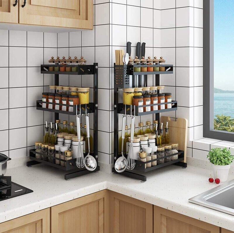 

Selecto BCT 3 Tier Spice Rack, Brown