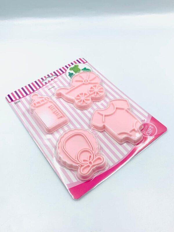 

Generic Cute Baby Silicone Fondant Cake Mold, Light Pink