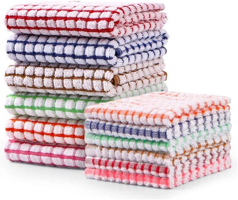 

Selecto 10-Piece Kitchen Towels & Dishcloths Set, Multicolour