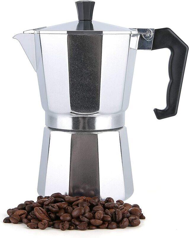 

Generic 300ml 6 Cups Turkish Coffee Maker, Silver