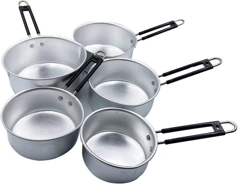 

Selecto 5-Piece Besto Nonstick Pots and Pans Cookware Set, Silver