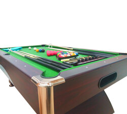 Simbashoppingmea - 8 FT Modern Billiard Table Green Full Optional, Leonida