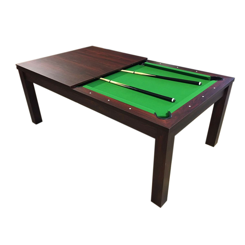 Simbashoppingmea - 7 FT Pool Table Billiards and Dining Table full accessories, Green Star