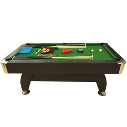 Simbashoppingmea - 7 FT Billiards Pool Table Full Optional green cloth, Green Season