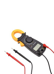 WCY DT3266L Clamp Meter Multimeter Voltage Current Resistance Tester, Yellow/Black