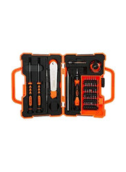 Jakemy JM-8139 Professional Electronic Precision Screwdriver Set, Orange/Black