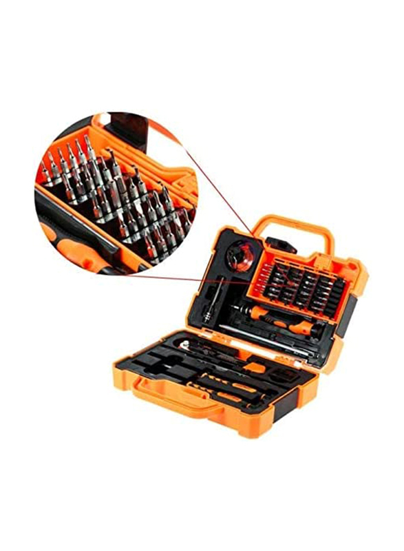 Jakemy JM-8139 Professional Electronic Precision Screwdriver Set, Orange/Black