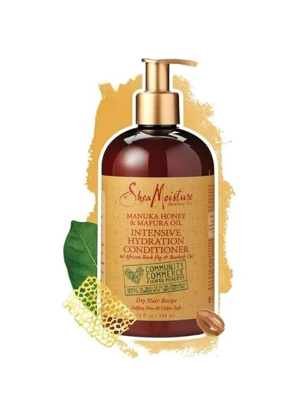 Shea Moisture Manuka Honey and Mafura Oil Intensive Hydration Hair Conditioner, 384ml