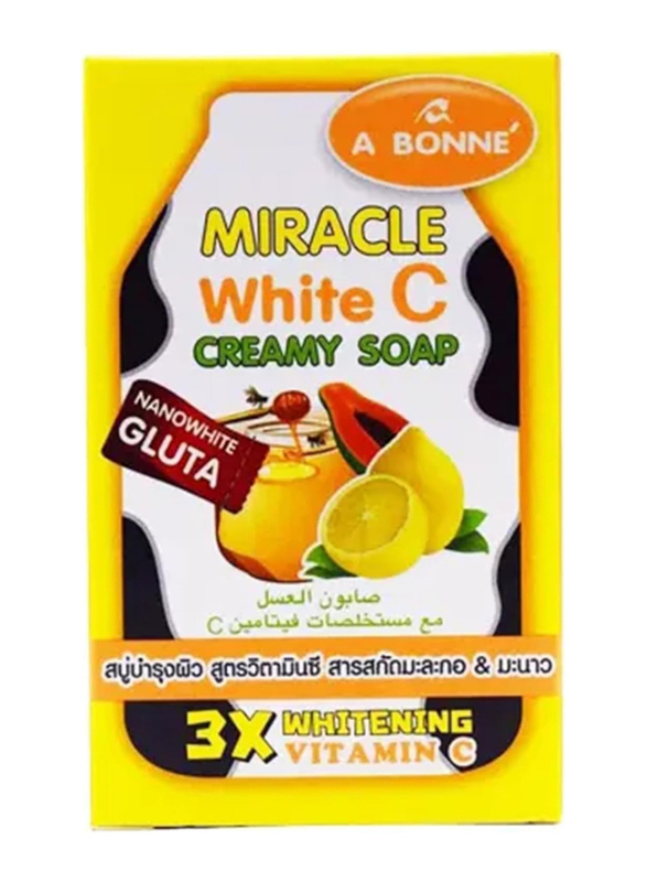 

A Bonne Miracle White C Creamy Soap, 90gm