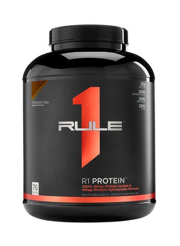 

Rule1 R1 100% Whey Protein, 4.85 Lb, Chocolate Fudge