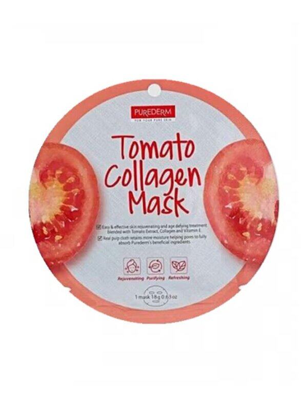 

Purederm Tomato Collagen Mask, 18gm