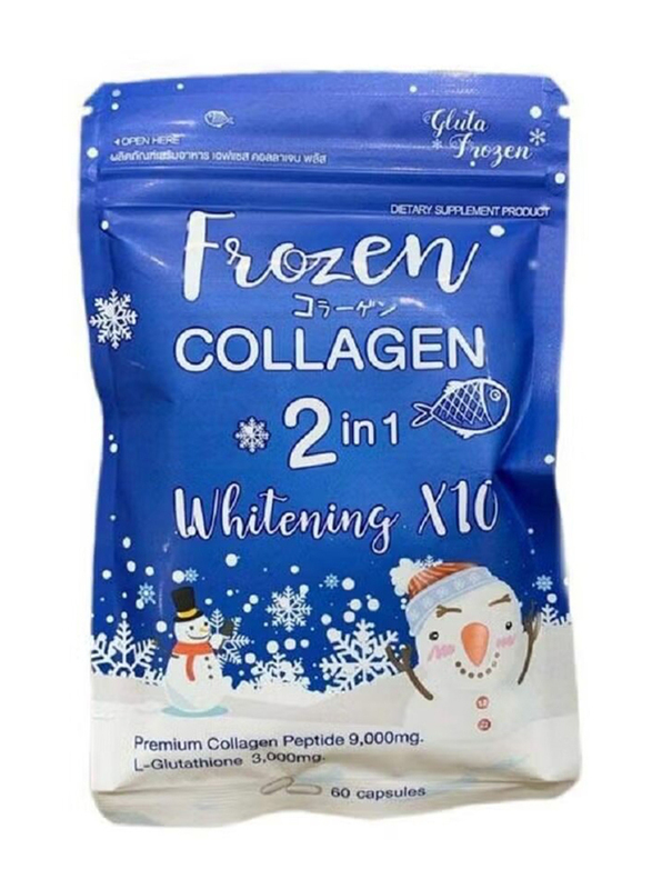 Frozen Detox & Collagen Whitening x10 Glutathione 10000mg, 2 Pack