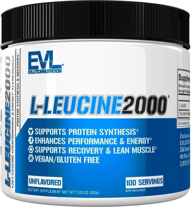 

Evlution Nutrition L-Leucine2000, 200 gm, Unflavored