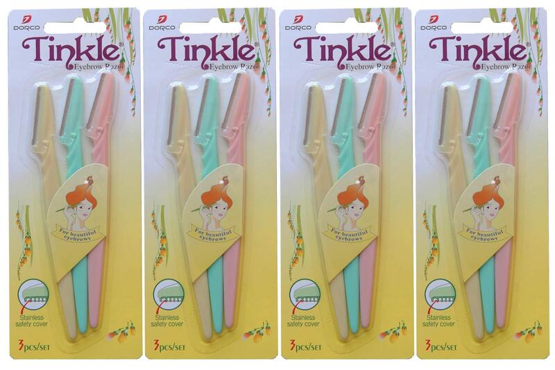 Tinkle Eyebrow Razor Set, 24 Pieces