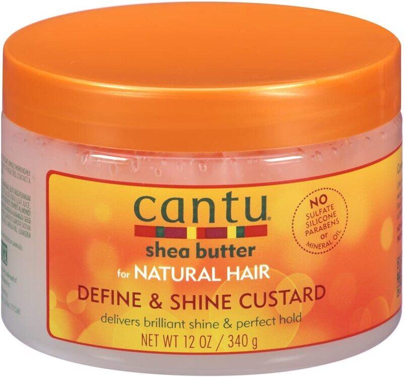 

Cantu Shea Butter Natural Hair Define & Shine Custard Hair Gel, 340 gm