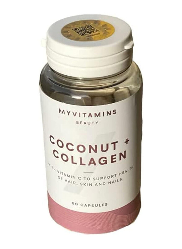 

My Vitamins Coconut & Collagen Capsules with Vitamin C, 60 Capsules