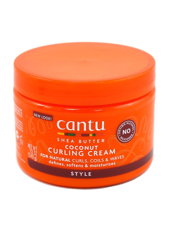 Cantu Shea Butter For Natural Hair Coconut Curling Cream, 340g