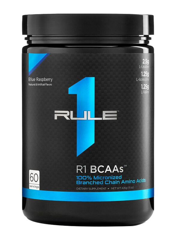 

Rule 1 R1 Protein BCAAs Dietary Supplements, 60 Serving, Blue Raspberry