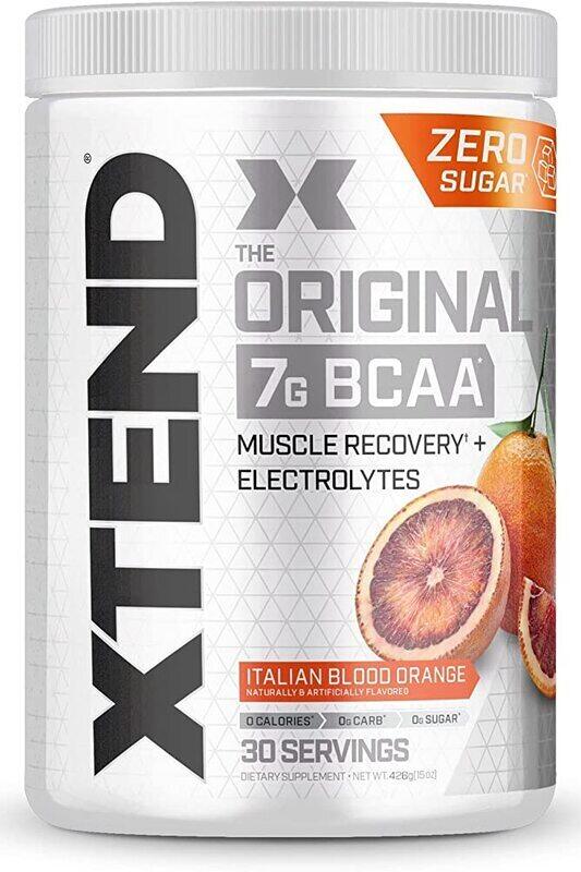 

Scivation Xtend Original 7g BCAA Muscle Recovery + Electrolytes Dietary Supplement, 30 Servings, Italian Blood Orange