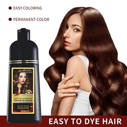 Mokeru Argon Oil Shampoo Hair Colour, 500ml, Dark Brown