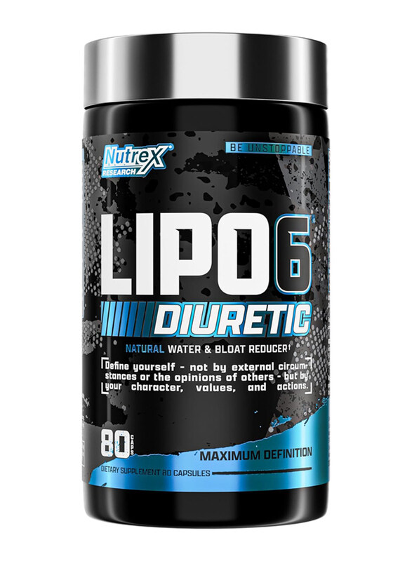 

Nutrex Research Lipo-6 Diuretic Dietary Supplement, 80 Capsules, Unflavored