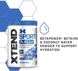 Xtend Sport Bcaa Powder, 345gm, Blue Raspberry Ice