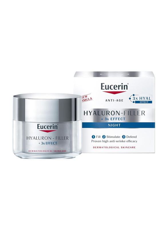 Eucerin Hyaluron Filler Anti-Aging Face Night Cream with Hyaluronic Acid, 50ml