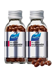 Phyto Phytophanere 100% Natural Hair Loss Thinning Dietary Supplement, 2 x 120 Capsules