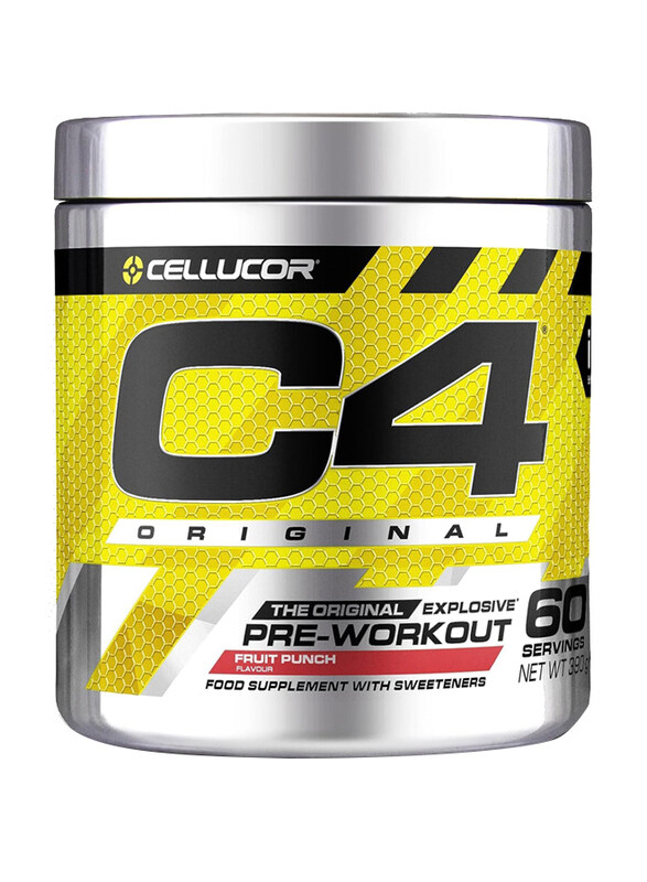 

Cellucor C4 Original Beta Alanine Sports Nutrition Bulk Pre Workout Powder, 60 Servings, 390gm, Fruit Punch