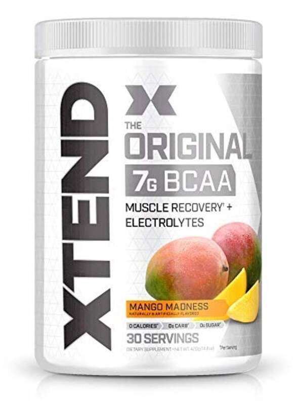 Xtend The Original 7g BCAA Muscle Recovery & Electrolytes Supplement, 30 Servings, Mango Madness